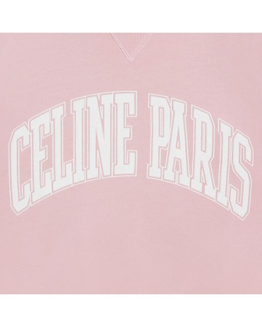 Céline Pink Oversized Sweatshirt