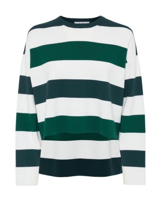 Max Mara Green Stretch Viscose Blend Sweater