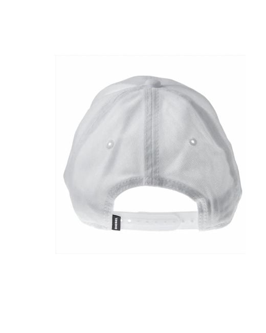 DIESEL Gray Condi-Max Logo Cap for men