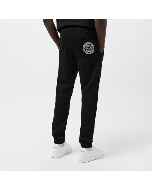 Versace Black Jogging Bottoms Juniors for men