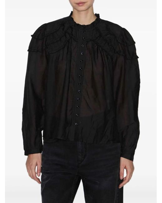 Isabel Marant Black Christa Blouse