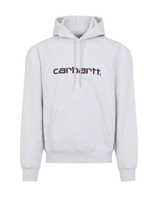 Carhartt Gray Hooded Carhartt Sweat for men