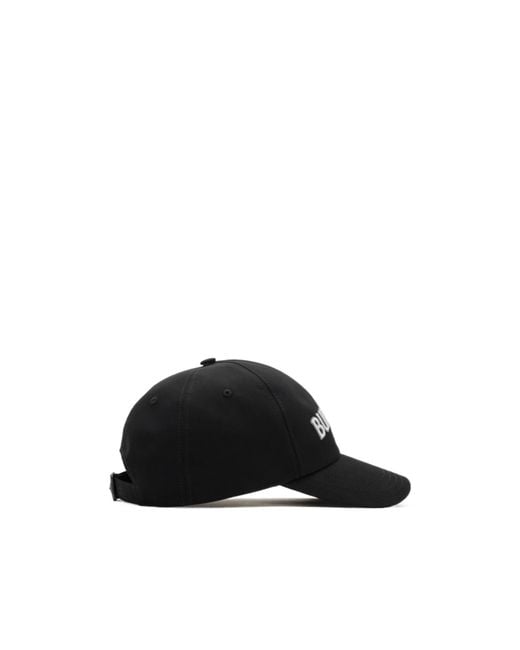 Burberry Black Logo Gabardine Baseball Cap