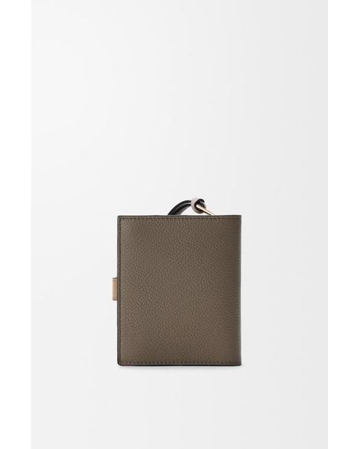 Loewe Gray Compact Zip Wallet