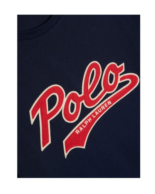 Polo Ralph Lauren Blue Novelty Polo Swoosh T-Shirt for men