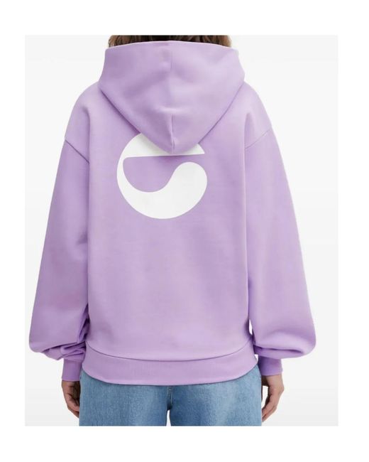Coperni Purple Hooded Pouch Top