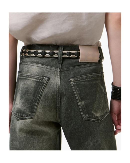 Our Legacy White Billow Metal-Detail Belt for men