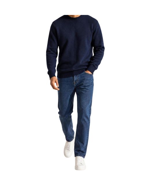 ARMANI EXCHANGE Blue Crew-Neck Sweater for men