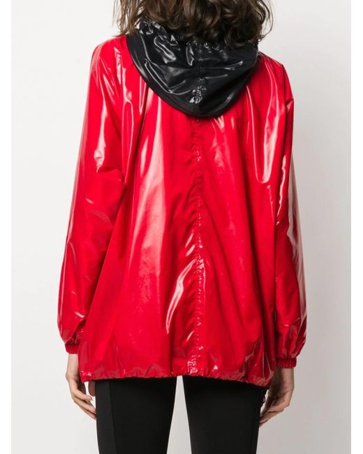 Givenchy Red Hooded Jacket