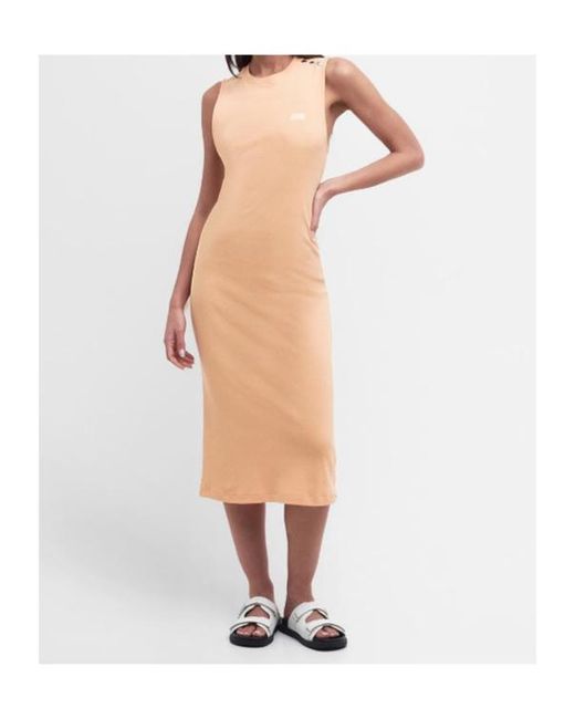 Barbour Natural Sleeveless Dress