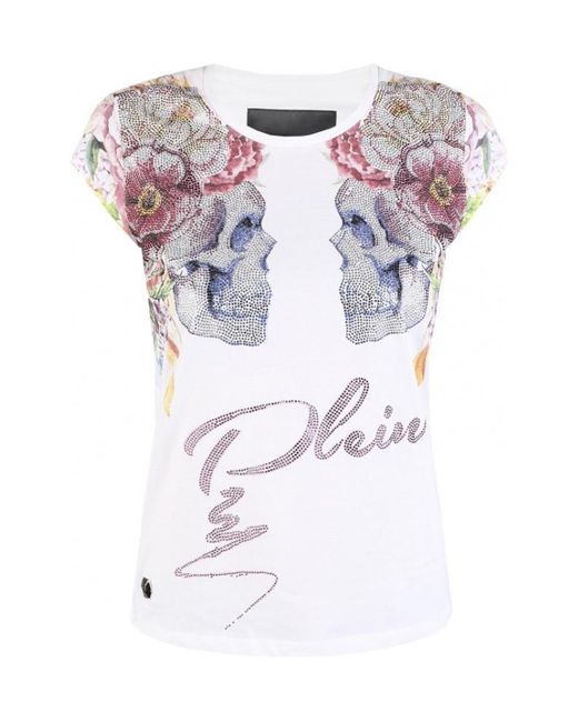 Philipp Plein Pink Print T-Shirt