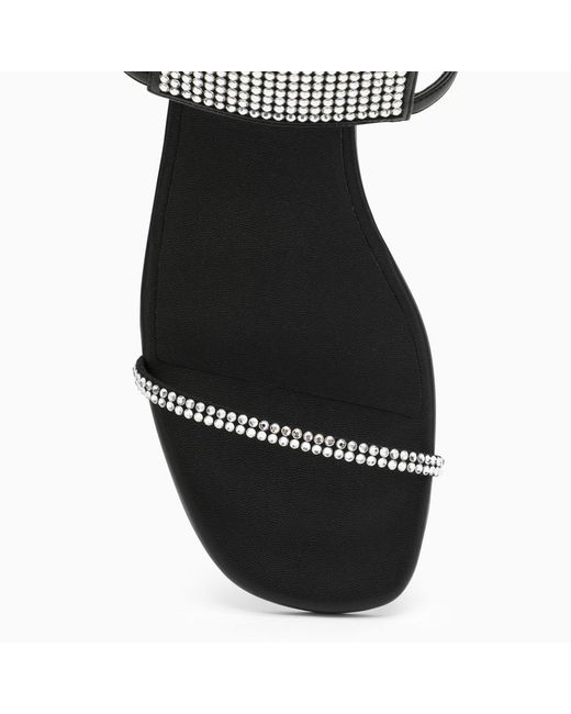 Stella McCartney White Logo Flat Sandals
