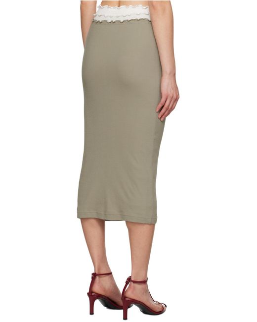 Jil Sander Natural Cotton Midi Skirt (Pack Of Three)