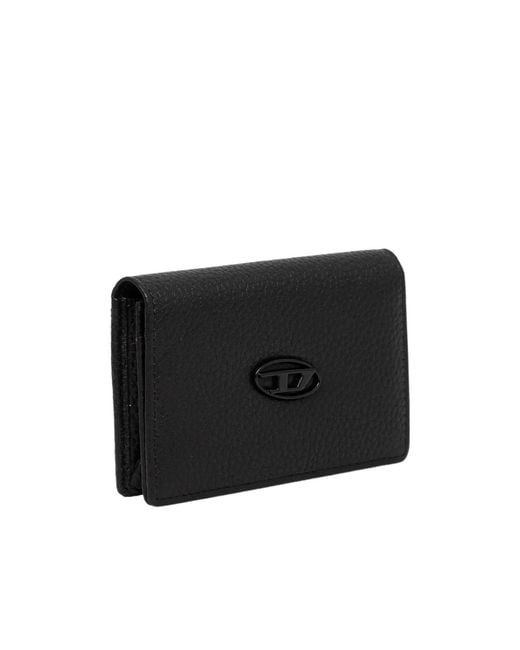 DIESEL Black Hissu-Evo-Card Card Holder for men