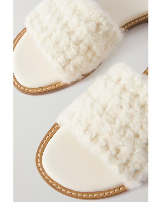 Gabriela Hearst White Ballast Slippers
