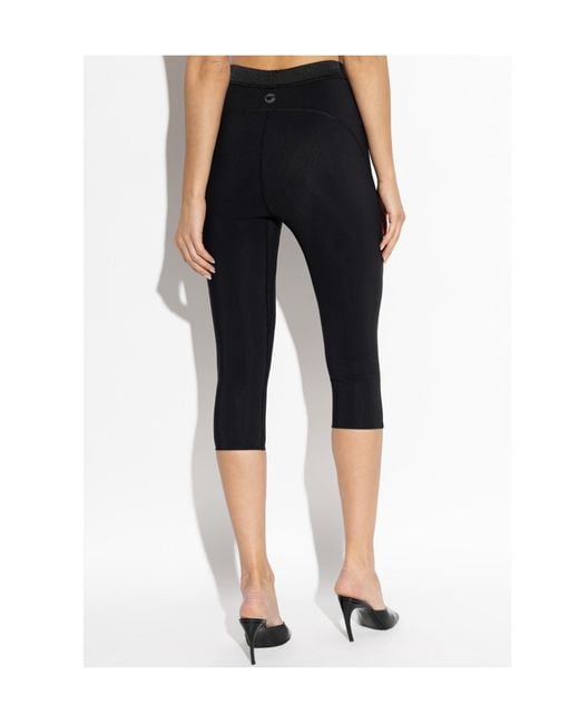 Coperni Black Cycling Capri Leggings