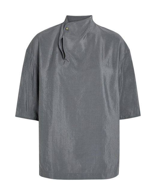 Lemaire Gray Casual Turtleneck Top