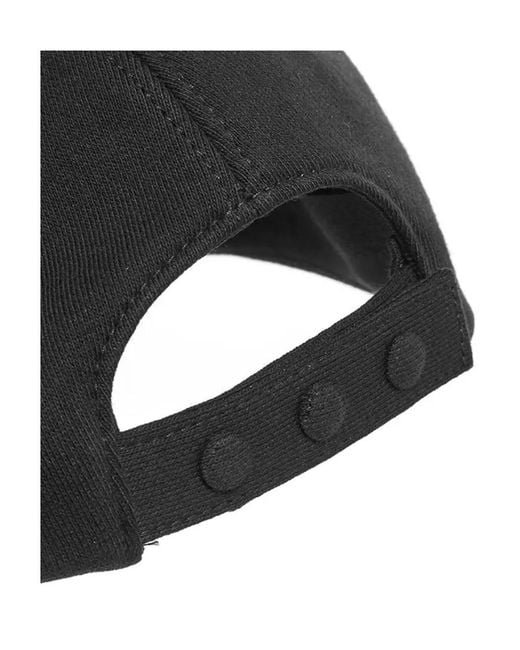 Burberry Black Embroidered Tb Baseballl Hat for men