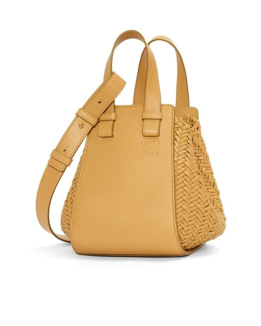 Loewe Metallic Compact Hammock Bucket Bag