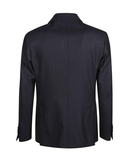 Lardini Blue Two-Piece Double-Breasted Suit for men