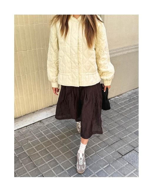 Alohas Brown Topstitched Low-Top Sneakers