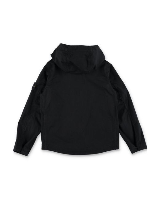 Stone Island Black Hooded Jacket