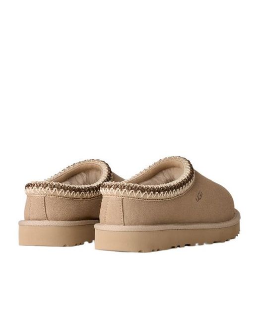 Ugg Brown Tasman Ii Logo Debossed Slippers