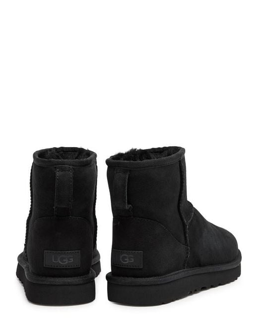 Ugg Black Classic Mini Ii Suede Boots