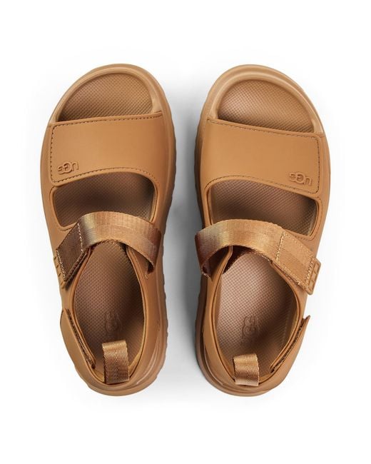 Ugg Brown Logo Sandals