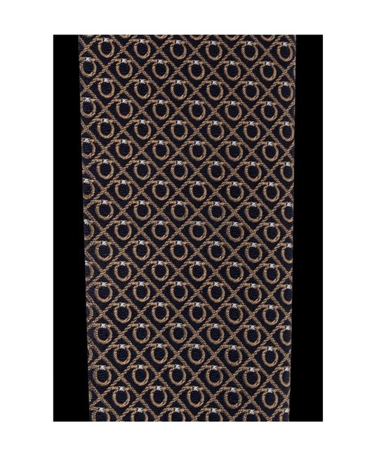 Ferragamo Brown Pointed Tie for men