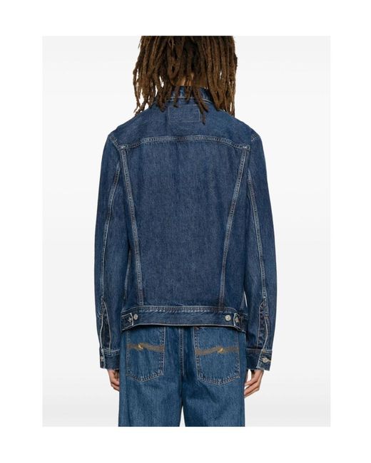 DIESEL Blue D-Barcy Denim Jacket for men