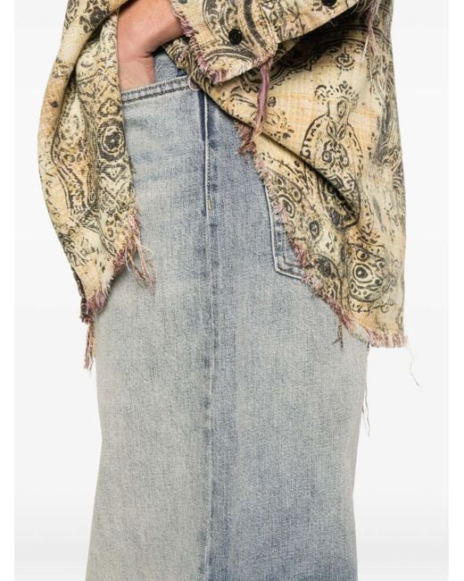 R13 Blue Belt Loop Jeans