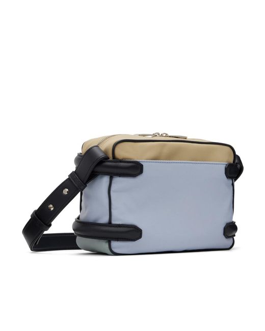 McQueen Gray The Harness Shoulder Bag for men