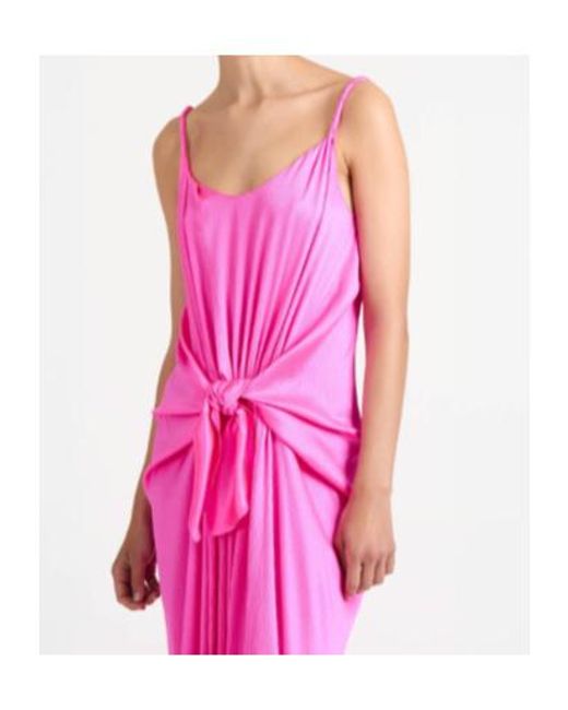 J.W. Anderson Pink Jw Anderson Knotted Waist Longline Dress