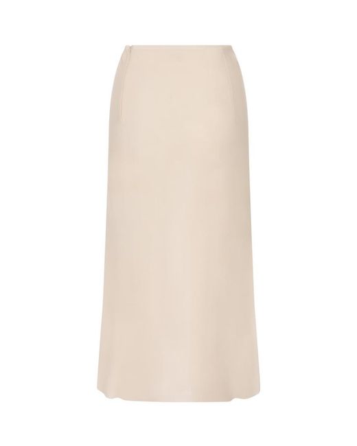 Jil Sander Natural Straight Skirt