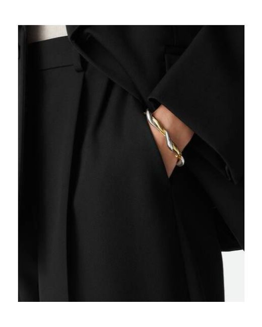 Bottega Veneta Metallic Sardine Bracelet