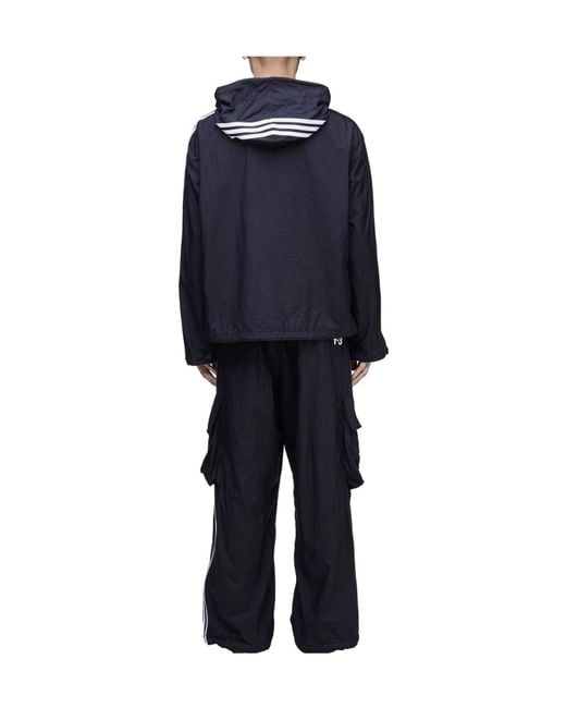 Y-3 Blue Wire 3Strp T-Shirt for men