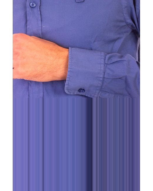 Armani Jeans Blue Slim Shirt for men