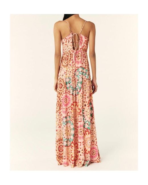 Ba&sh White Lamia Graphic-Print Dress