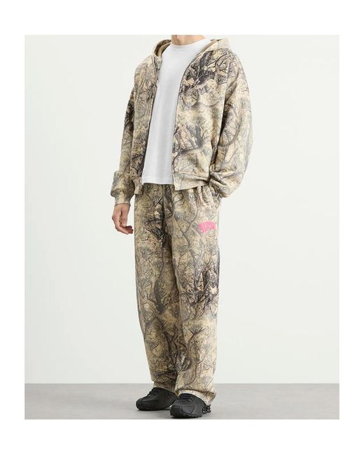 BBCICECREAM Natural Arch Logo Wide-Leg Sweatpants for men