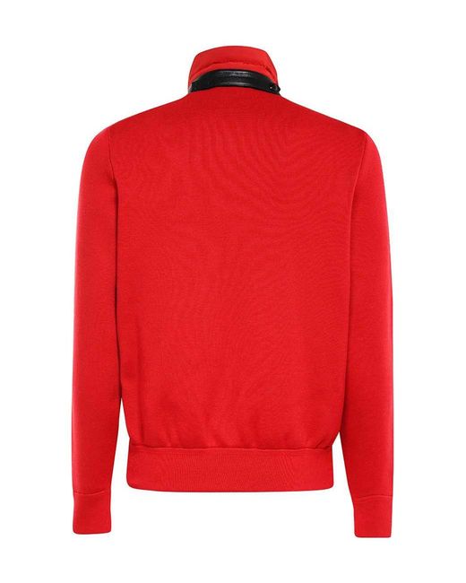 Tom Ford Red Long-Sleeved Casual Jacket for men