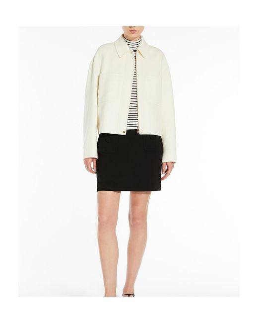Max Mara Multicolor Studio Striped Turtleneck Knit Top
