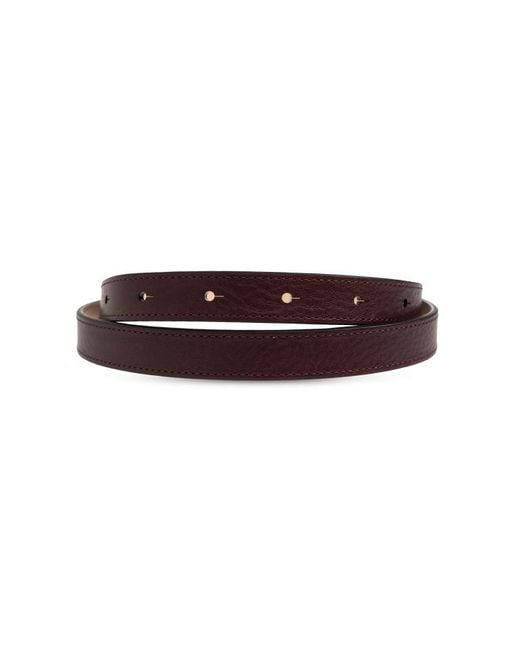 DSquared² White Logo Belt