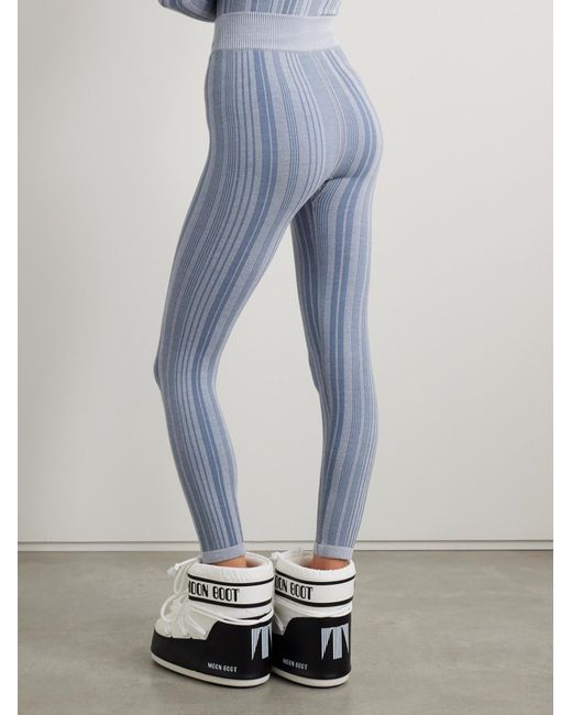 CORDOVA Blue Striped Elastic Sweatpants