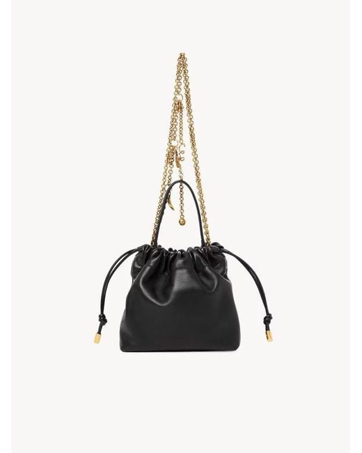 Chloé Black Chloé Icons Mini Drawstring Shoulder Bag