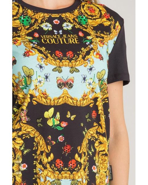 Versace Metallic Logo Details T-Shirt