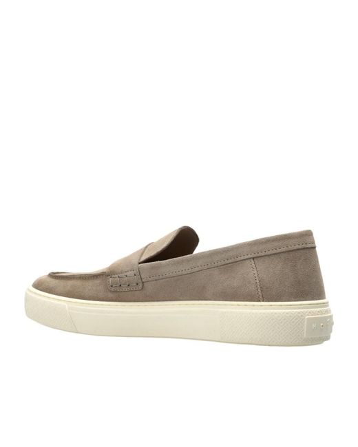 Hogan Multicolor Suede Penny Loafers for men