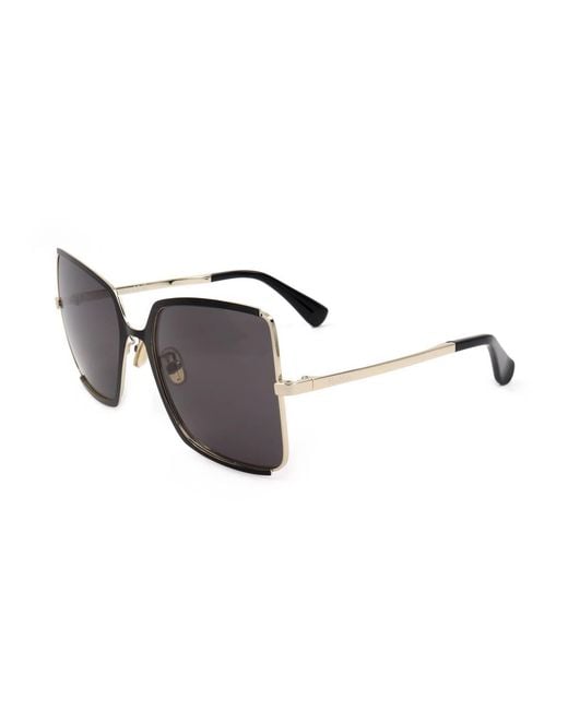 Max Mara Metallic Square Sunglasses