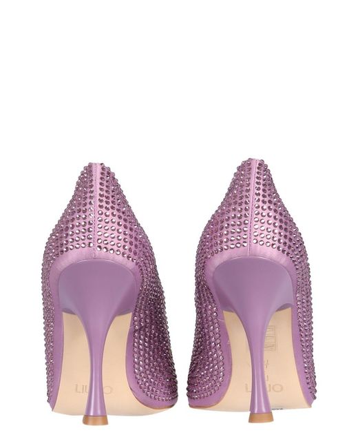 Liu Jo Pink Leonie Hanne X Embellished Sculpted Heel Pumps