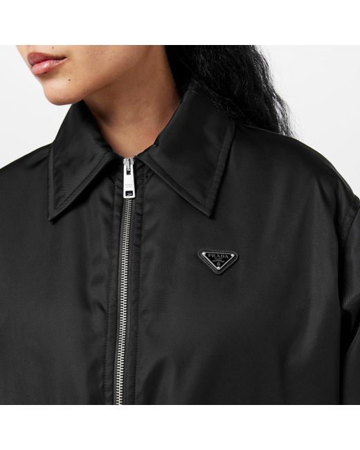Prada Black Solid Color Casual Jacket